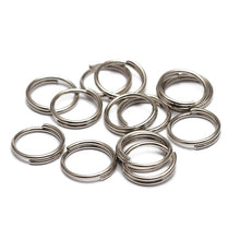 Load image into Gallery viewer, 200pcs/lot 5 6 7 8 10 12 14 mm Open Jump Rings Double Loops Gold Color Split Rings Connectors For Jewelry Making