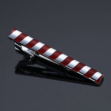 Load image into Gallery viewer, DY new high-quality enamel men&#39;s wedding tie clip high-end brand luxury design exquisite pattern crystal tie clip Free Delivery