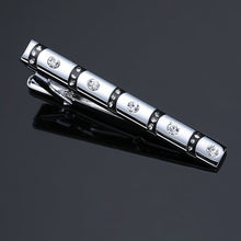 Load image into Gallery viewer, DY new high-quality enamel men&#39;s wedding tie clip high-end brand luxury design exquisite pattern crystal tie clip Free Delivery